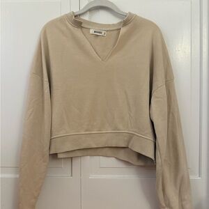 Missguided Beige Knit Top